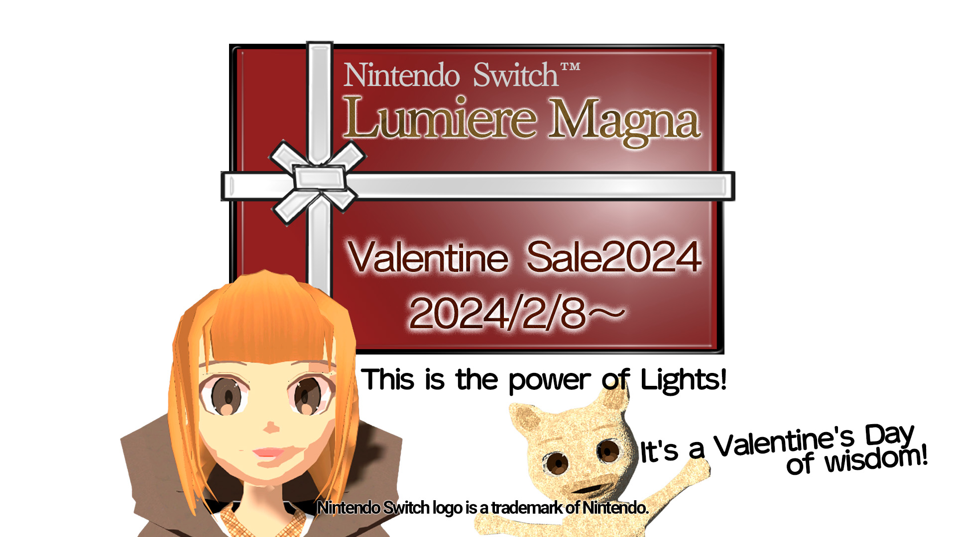 Nintendo Switch™「LumiereMagna」、Valentine's Sale！2024/2/8～2024/2/21。